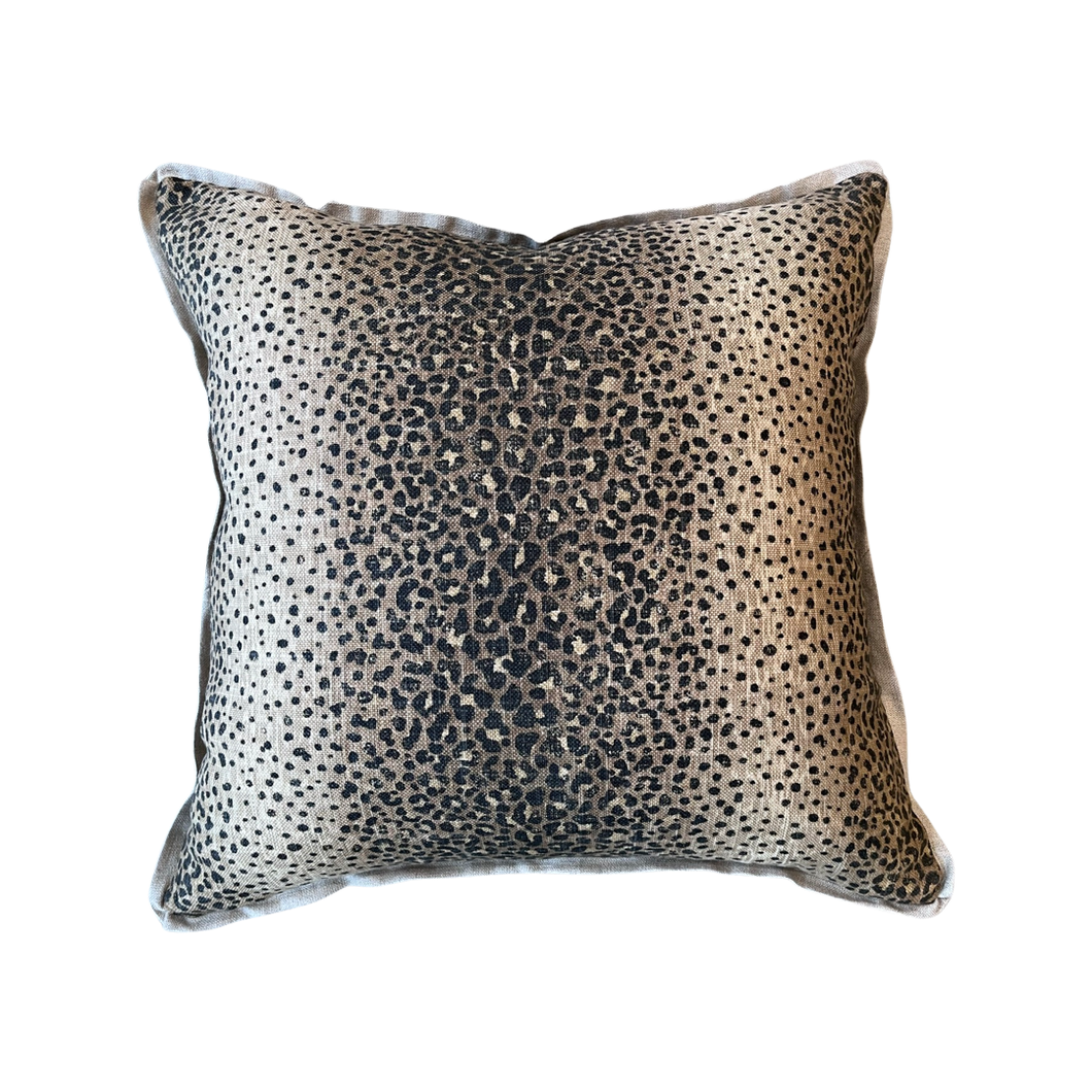 Cushion | Linen Leopard Gatehouse