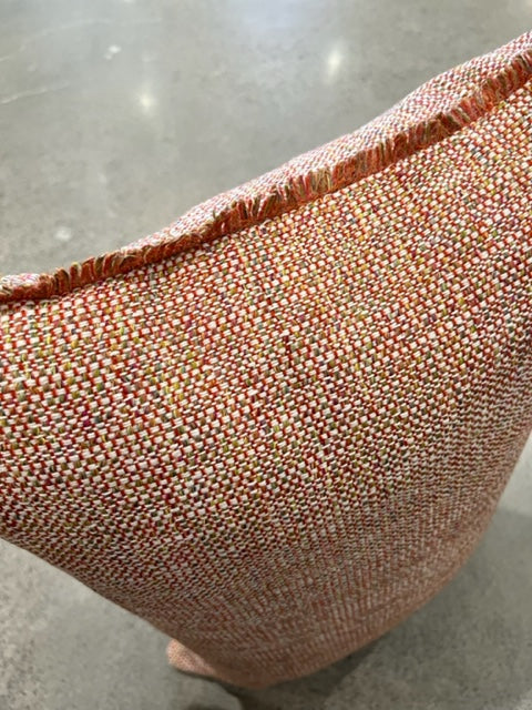 Cushion | 'Poppy' fabric with trim