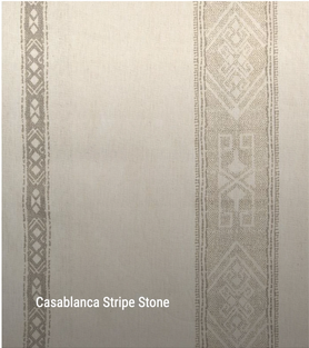 Casablanca Stripe Cotton Stone