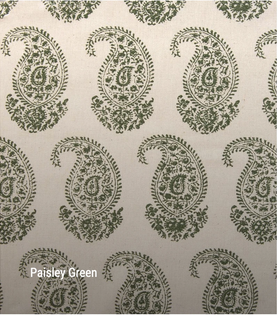 Paisely Cotton Green