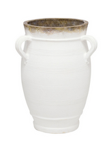 Tuscan Pot | Rustic White 3 Handle