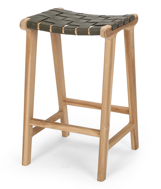 Bar Seat | Leather Olive