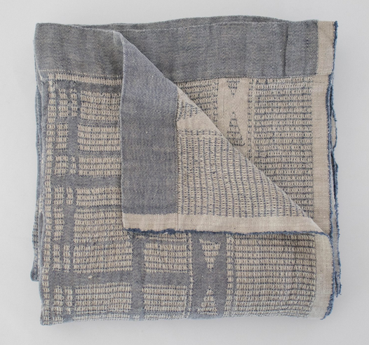 African Linen Bed Throw